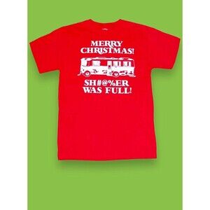 National Lampoons Christmas Vacation RV Shi**er Was Full Mens Graphic T-shirt 3X